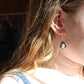 Opal Earrings, multi color Opal Earrings, Vintage Style Earrings, Weddings, Bridesmaid Earrings, Jewelry Gifts, Fall gifts, Christmas gifts